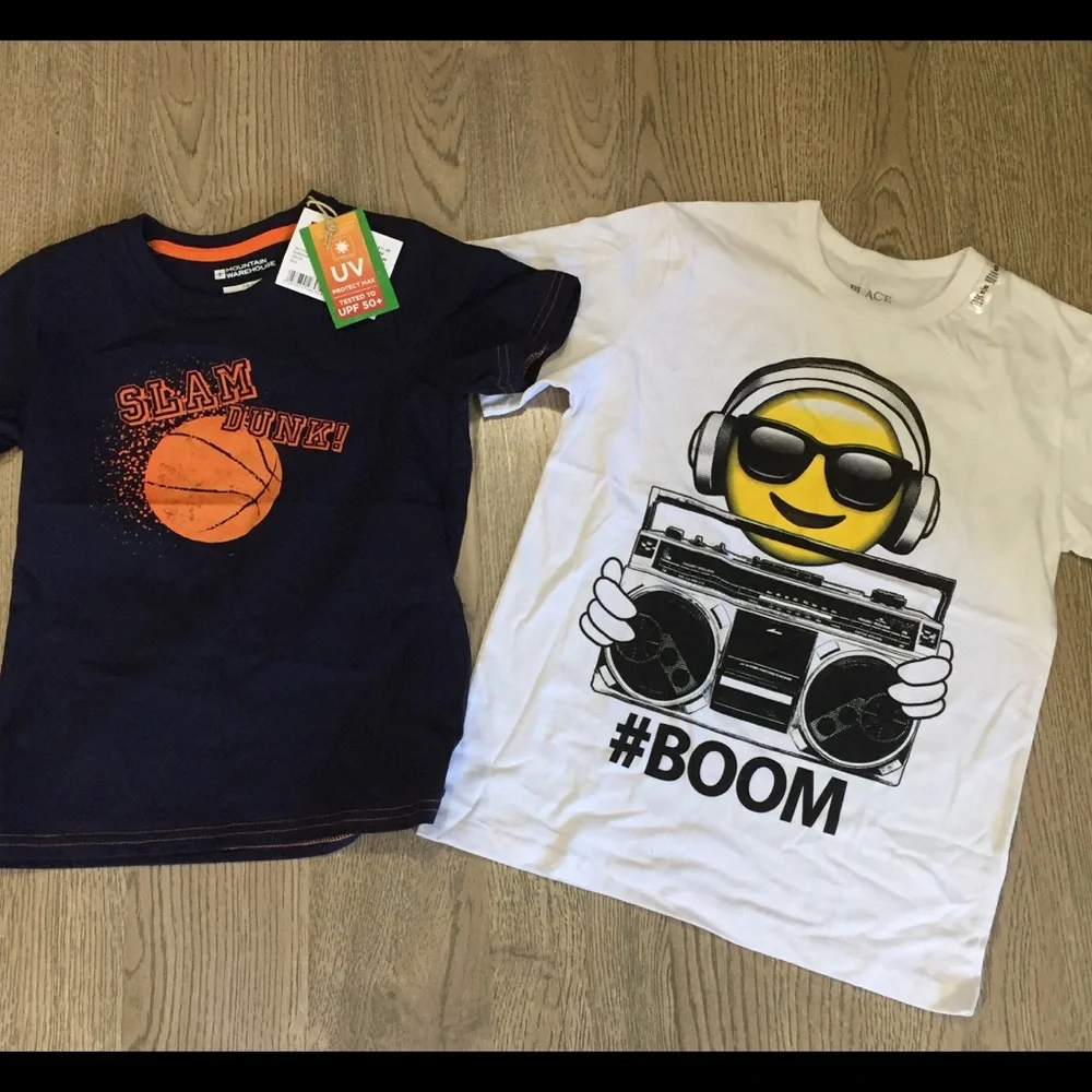 Bundle 6 tops and tees NWT and EUC sz 7/8 - Picture 2 of 16